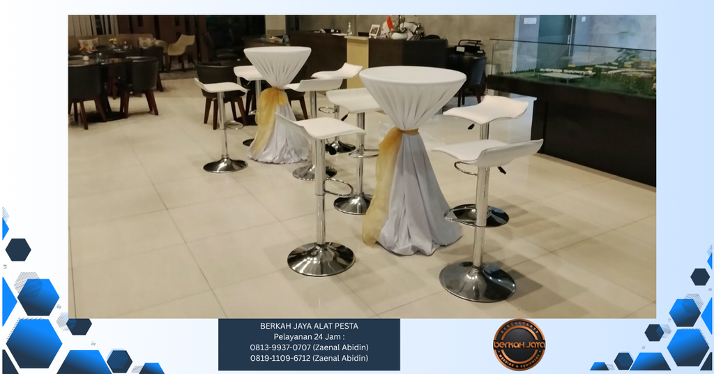 Sewa Barstool Set Meja Dan Kursi Bar Jakarta Selatan 081399370707
