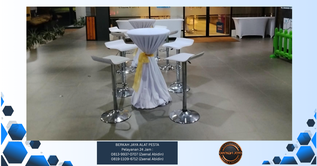 Sewa Barstool Set Meja Dan Kursi Bar Jakarta Selatan 081399370707