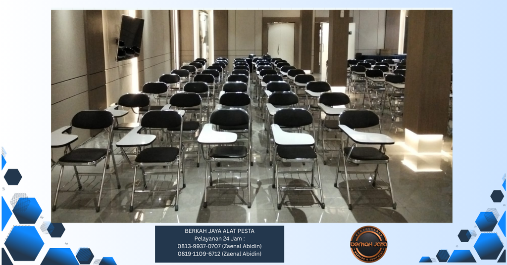 Sewa Kursi Kuliah Hitam Dan Kursi Test Merah Jakarta Selatan 081399370707