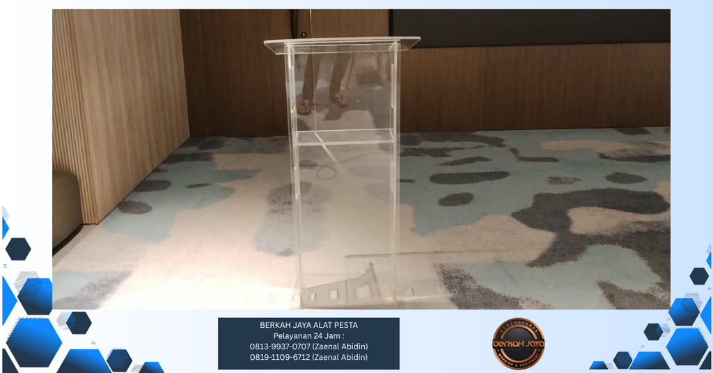 Sewa Kursi Scramble Meja Bar Podium Acrylic Jakarta 081399370707