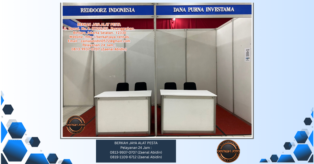Rental Ruang Partisi Dan Meja Partisi Putih Jakarta Selatan 081399370707