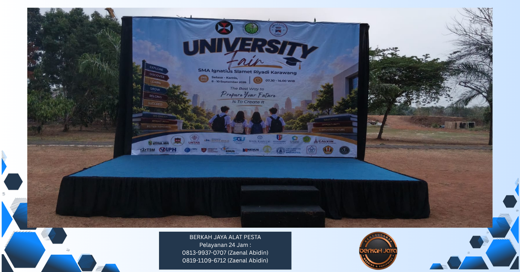 Sewa Tenda Bazar Panggung Backdrop Jakarta Selatan 081399370707