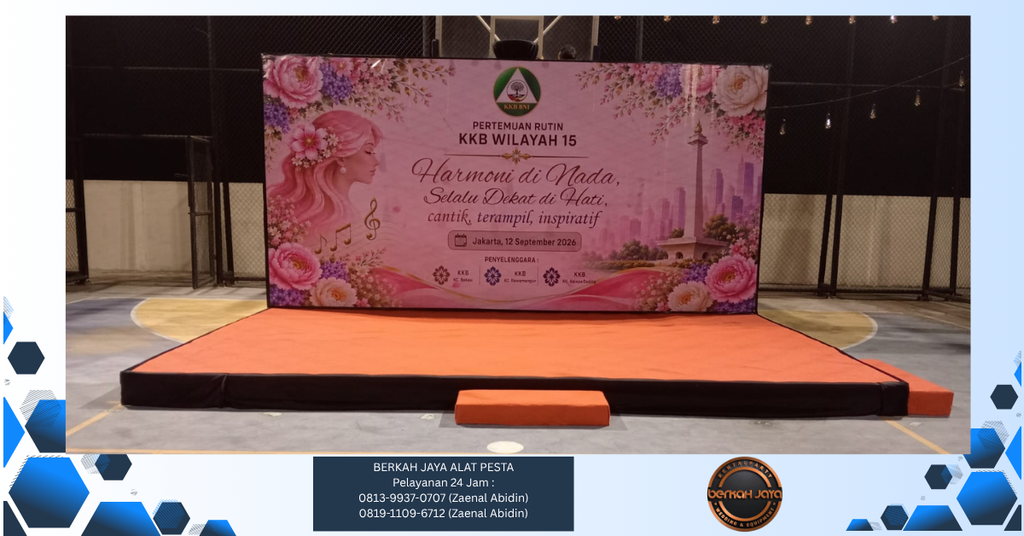 Sewa Tenda Bazar Panggung Backdrop Jakarta Selatan 081399370707