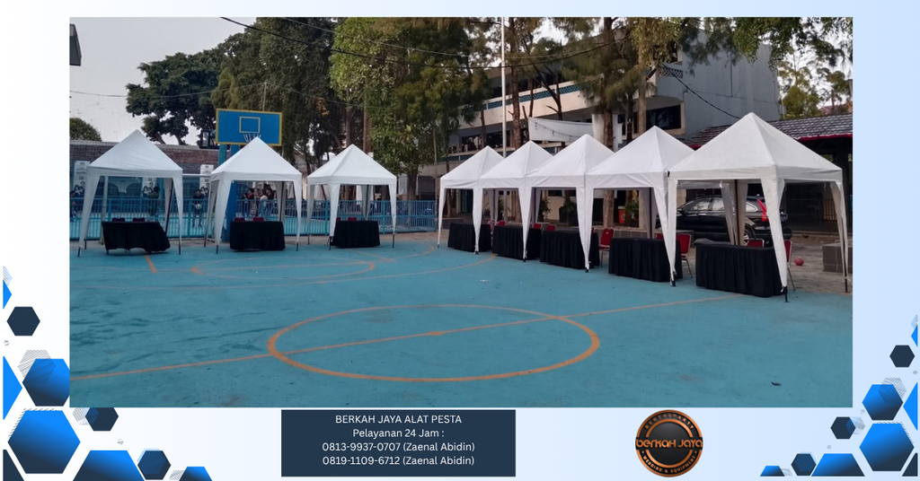 Sewa Tenda Bazar Putih 2x2m Jakarta Pusat 081399370707