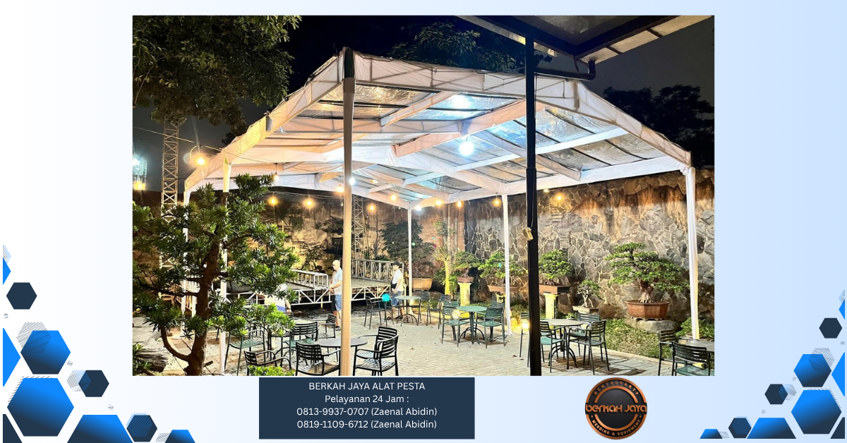 Sewa Tenda Hanggar Transparan Jakarta Selatan 081399370707