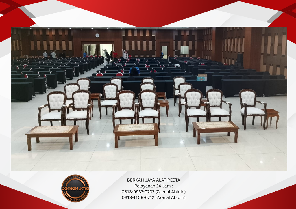 Sewa Arm Chairs VIP Jakarta Selatan 081399370707