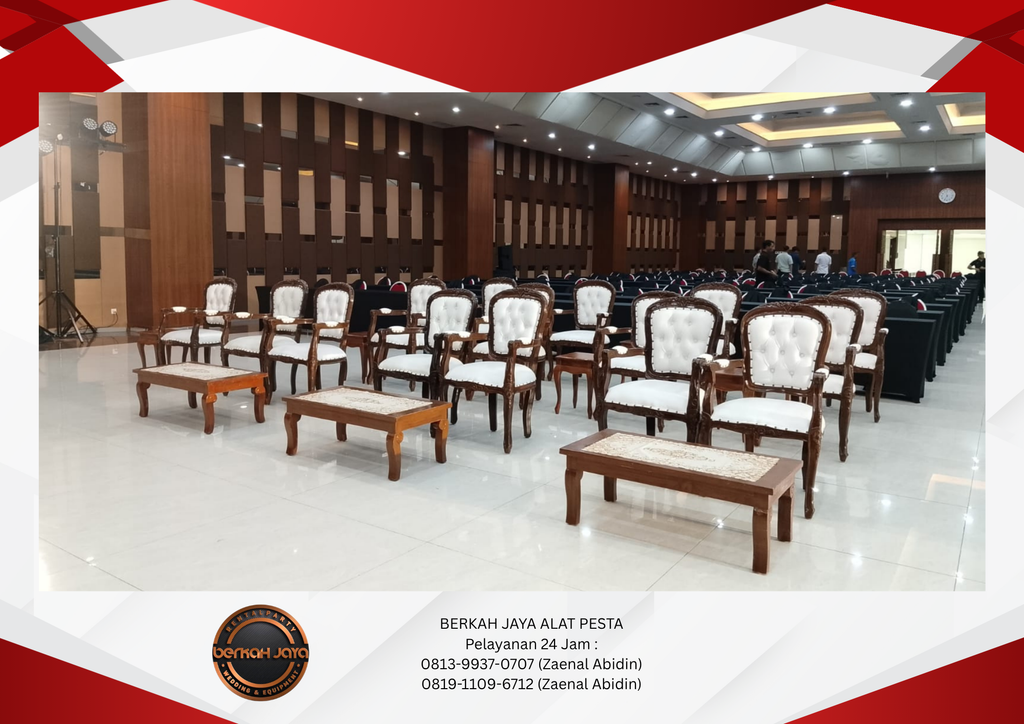 Sewa Arm Chairs VIP Jakarta Selatan 081399370707