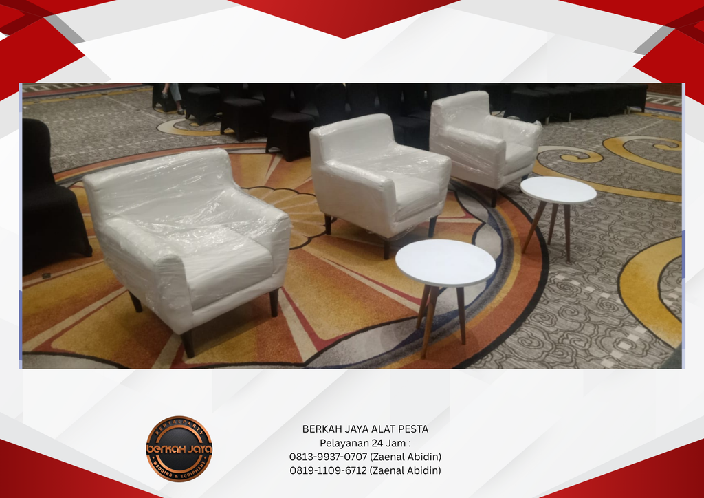 Rental Sofa Set Meja Dirmy Putih Jakarta Selatan 081399370707