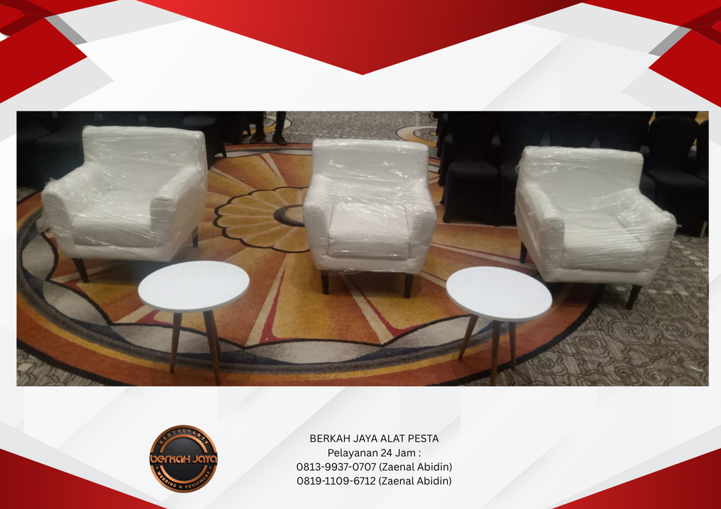 Rental Sofa Set Meja Dirmy Putih Jakarta Selatan 081399370707