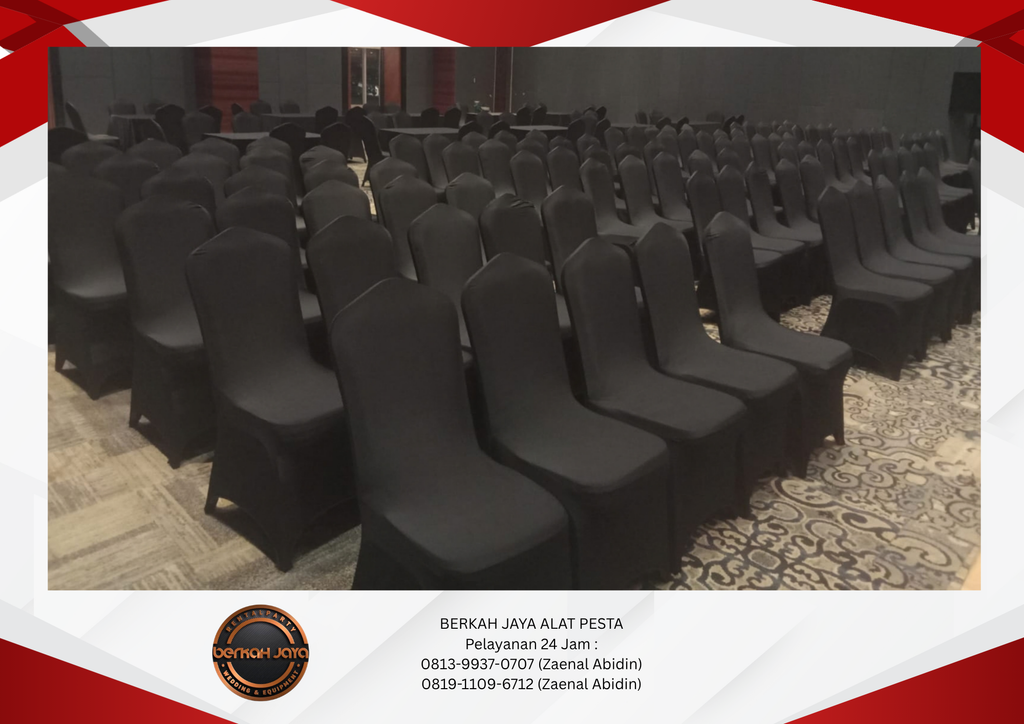 Sewa Cover Kursi Raja Warna Hitam Jakarta Selatan 081399370707