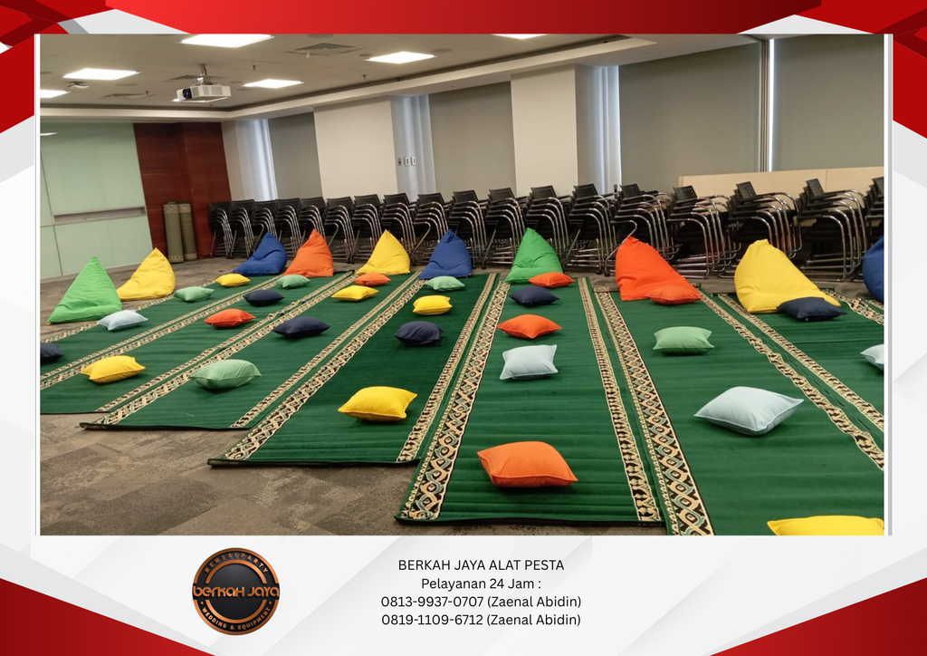 Sewa Karpet Dan Bantalan Duduk Harga Murah Di Jakarta 081399370707