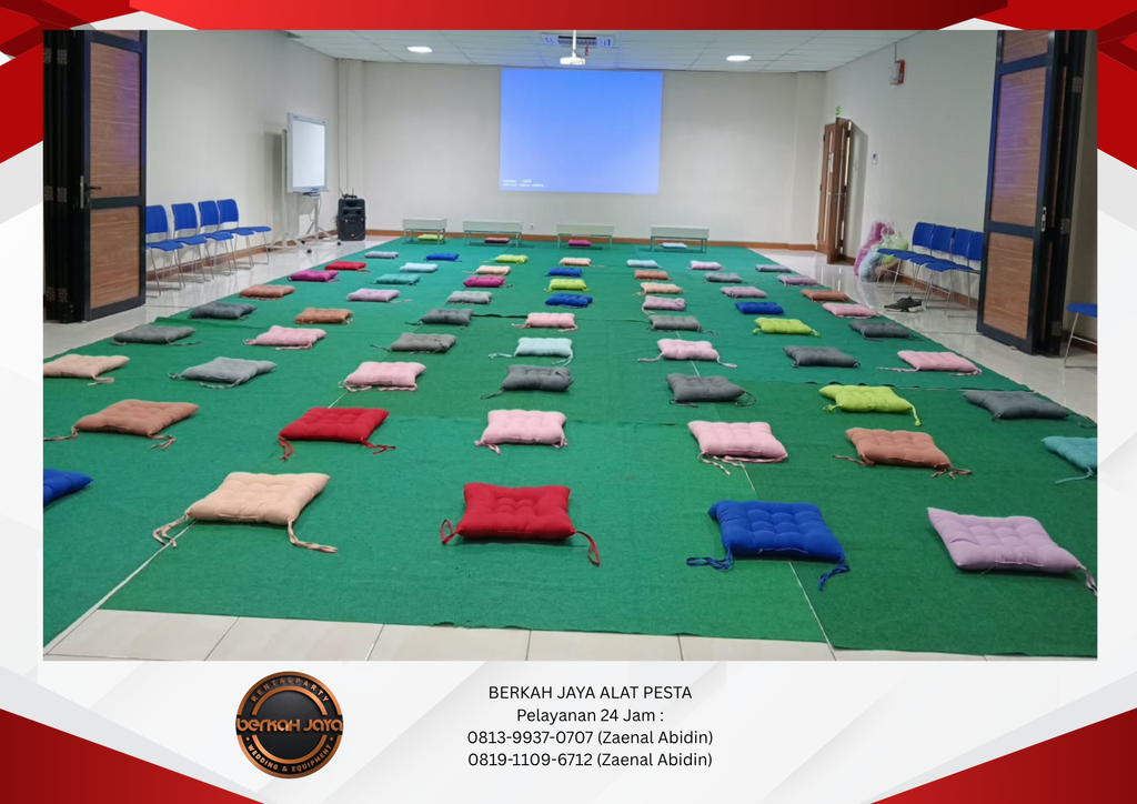 Sewa Karpet Dan Bantalan Duduk Harga Murah Di Jakarta 081399370707