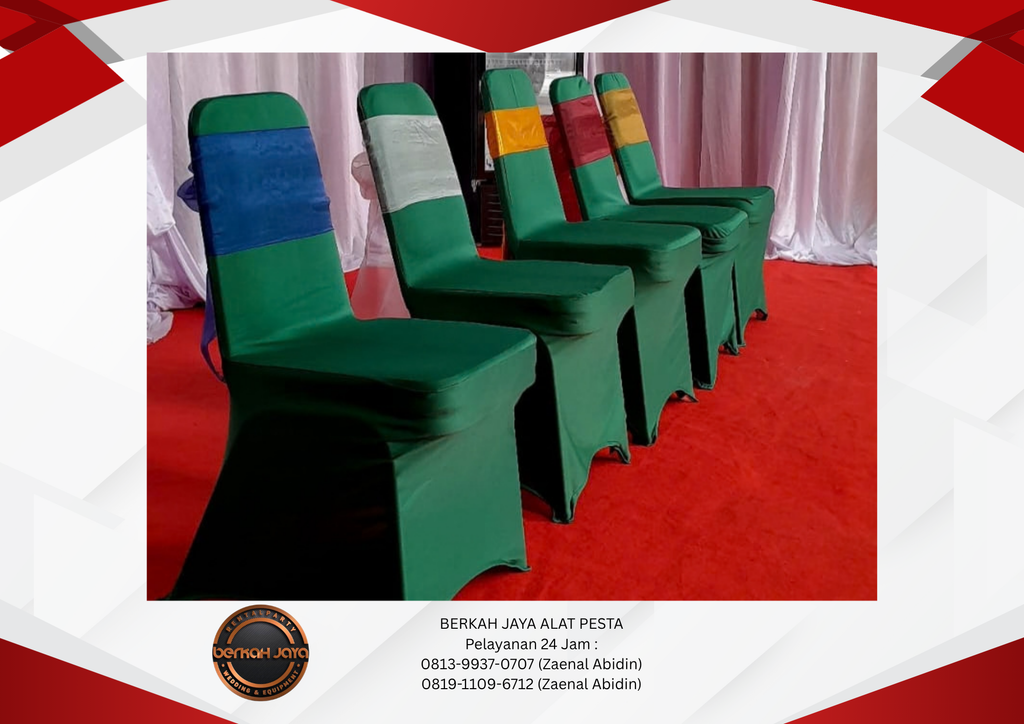 Sewa Kursi Event Cover Hijau New Product Jakarta Selatan 081399370707
