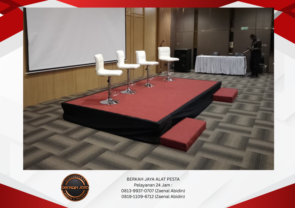 Sewa Panggung Dan Kursi Bar Di Jakarta Selatan 081399370707