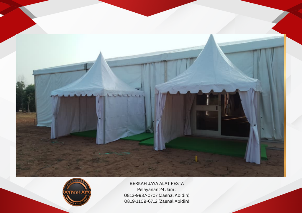 Sewa Tenda Kerucut Event Outdoor Daerah Jakarta 081399370707