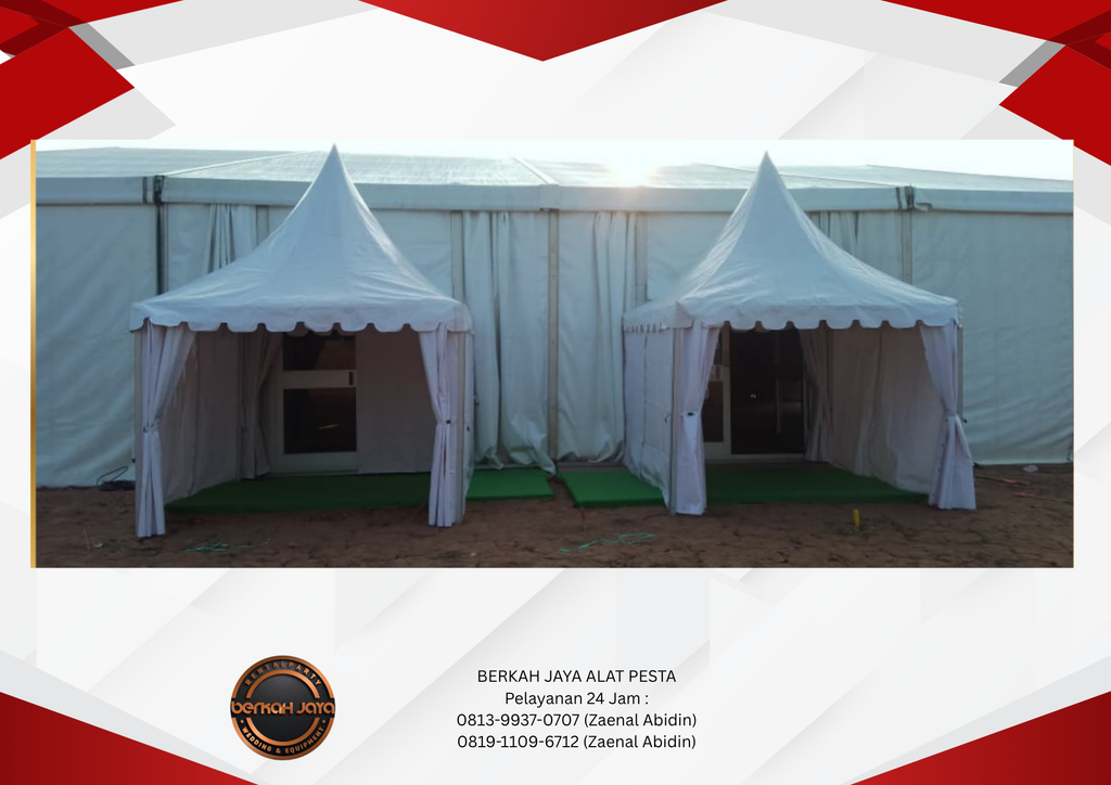 Sewa Tenda Kerucut Event Outdoor Daerah Jakarta 081399370707