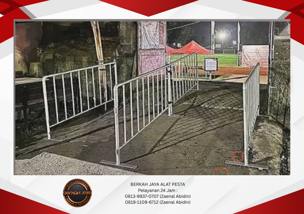 Sewa Tenda Serut Dan Rowing Barikade Jakarta Selatan 081399370707