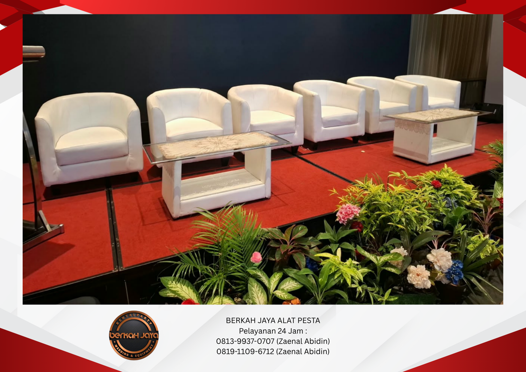 Tempat Sewa Sofa Oval Daerah Jakarta Pusat 081399370707