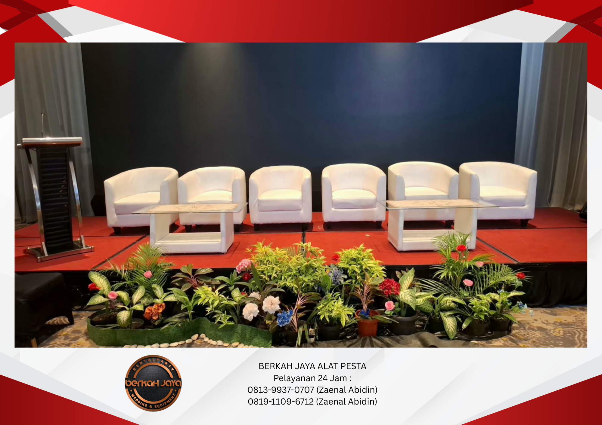 Tempat Sewa Sofa Oval Daerah Jakarta Pusat 081399370707